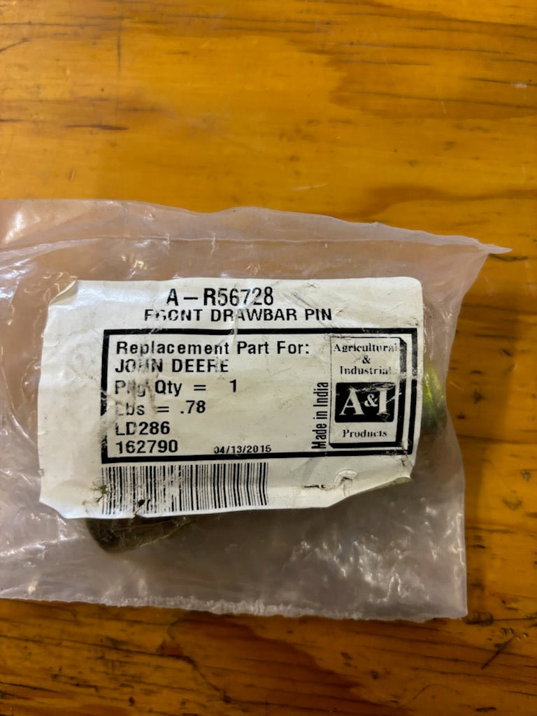R56728 FRONT DRAWBAR PIN